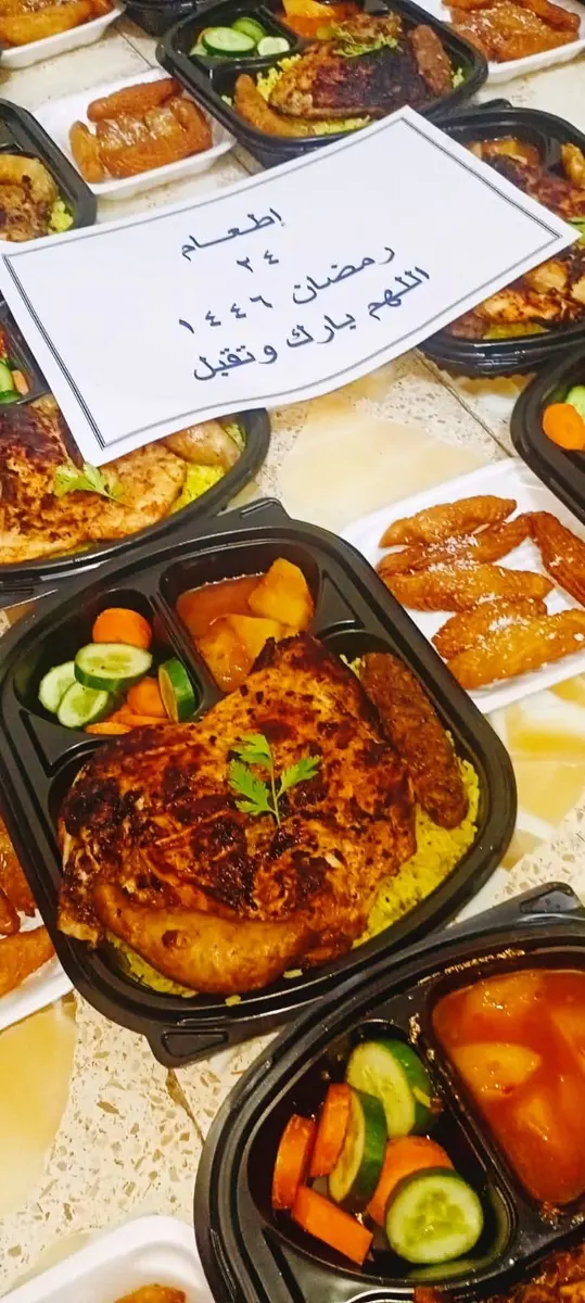 وجبات مطبخ المؤسسة ضمن مبادرة الدعم الغذائي - صورة 63