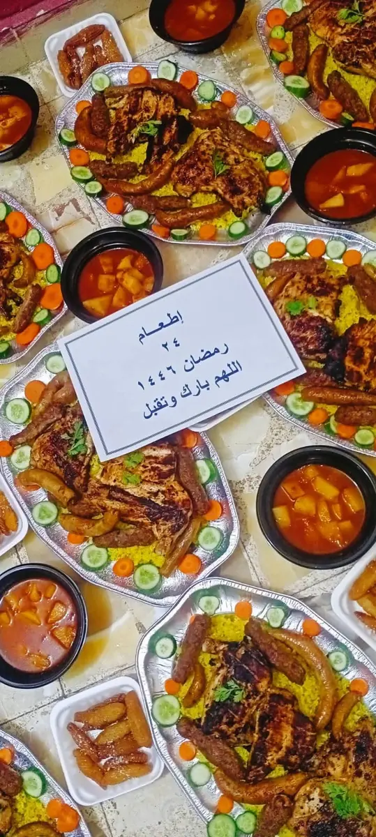 وجبات مطبخ المؤسسة ضمن مبادرة الدعم الغذائي - صورة 67