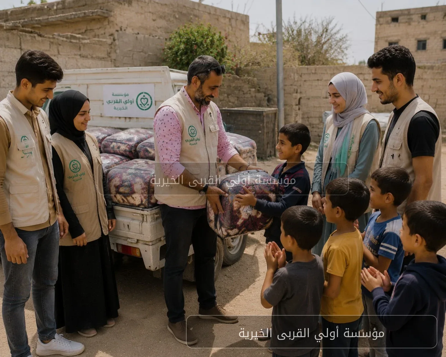 كفالة الأيتام - صورة من أعمال المؤسسة